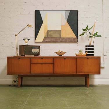 Mid Century Modern Stow Davis low media Credenza