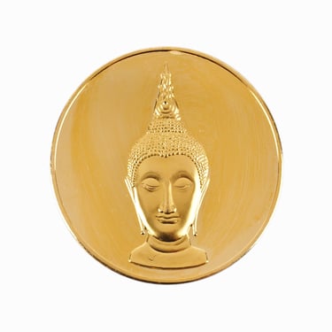 24k Gold Plated Bronze Medal Coin Buddha 