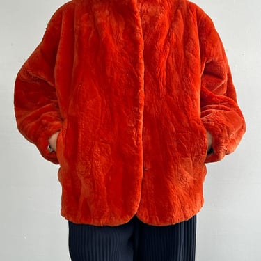 Papaya Cropped Fur (L)