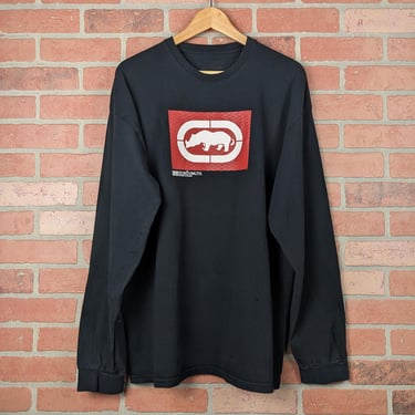 Vintage 00s Y2k Ecko Unlimited ORIGINAL Longsleeve Tee - Extra Large 