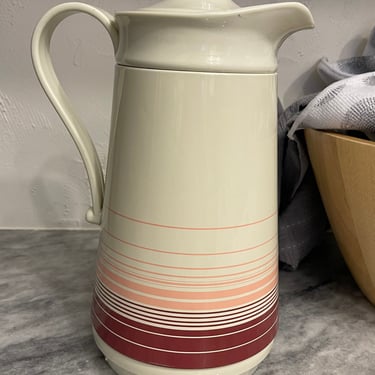 Vintage Pink Thermos Pitcher 
