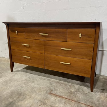 Vintage 1960s Drexel Profile Seven Drawer Dresser by Jon Van Koert 