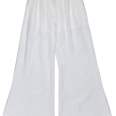Zimmermann - Ivory Belted Linen Pants Sz 6