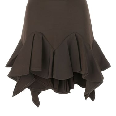 Givenchy Woman Brown Viscose Skirt