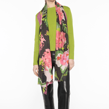 Kinross | Moody Blooms Print Scarf