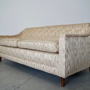 Mid-century Modern Sofa in Incredible Fabric! 