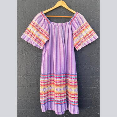 Pastel Purple Embroidered dress