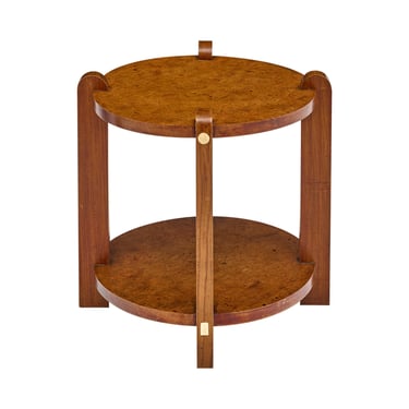 Art Deco Period Burled Side Table