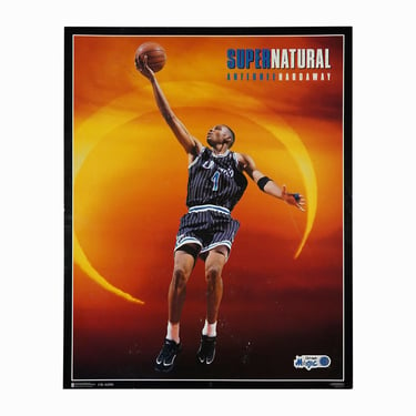 Penny Hardaway NBA Poster Super Natural Orlando Magic 