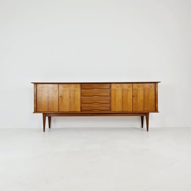 Mid Century Modern German walnut sideboard, 1960s 