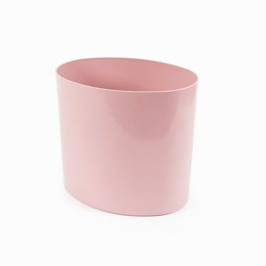 Kartell Plastic Pink Trash Bin Waste Basket 