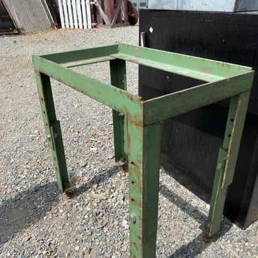 Green Metal Table Base 24 x 25 x 14.5