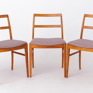 Set of 3 Arne Vodder Mod. 430 Dining Chairs by Sibast Mobler - 1960s Danish Design 