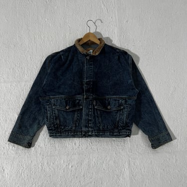 80s Vintage Levis Jean Jacket Size M Dept 1