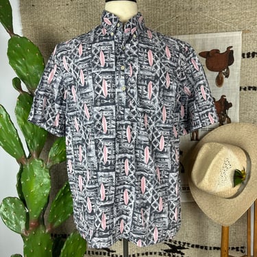 Vintage Men's Reyn Spooner Hawaiian Shirt Traditional 