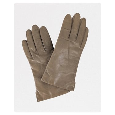 vintage 70's leather winter gloves (Size: OS)