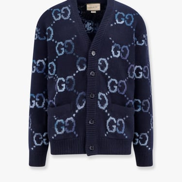 Gucci Men Gucci Blue Knitwear