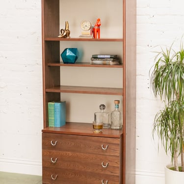 Brazilian Rosewood Danish Walnut Shelf