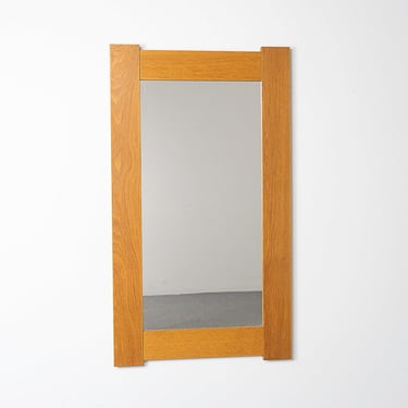 Mid-Century Modern Oak Mirror - (321-341.14) 