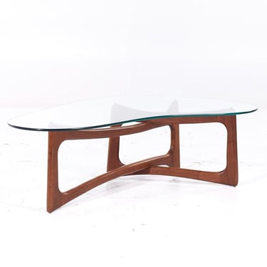 Adrian Pearsall for Craft Associates Mid Century Walnut Coffee Table - mcm 