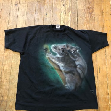 1990s Air Brush Koala Tee XL 