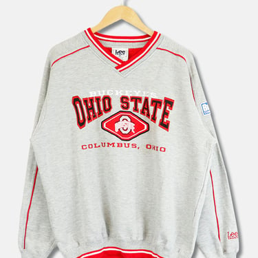 Vintage Embroidered Buckeyes Ohio State Football Crewneck Sweatshirt Sz M