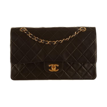 Chanel Black Quilted Chain Flap Bag