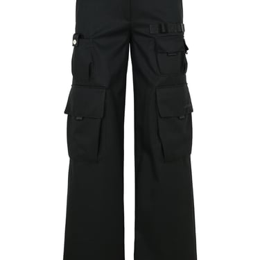 Off-White 'Toy Box' Black Virgin Wool Pants Woman