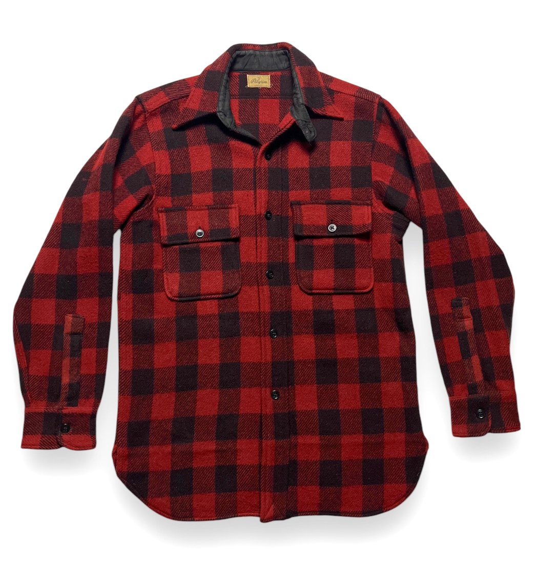 Vintage 1930s Sears PILGRIM Wool Flannel Work Shirt ~ S to