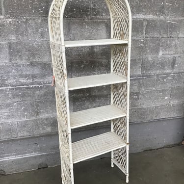 Arched Wicker Etagere (Seattle)