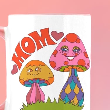 Retro Mushroom Mom Mug