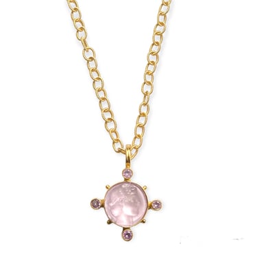 Pink Apollo Twist Necklace