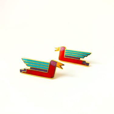 Laurel Burch Earrings - Paloma Birds 