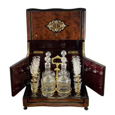 French Late 19th Century Napoleon III Cave À Liqueur
