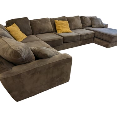 Soft Brown Mammoth Sectional