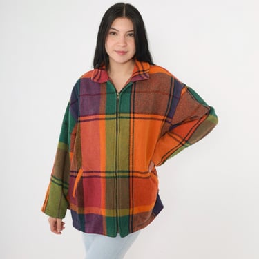 ジャケット・アウター 90s- LONGHI wool&lether half coat 90s- LONGHI wool&lether half coat