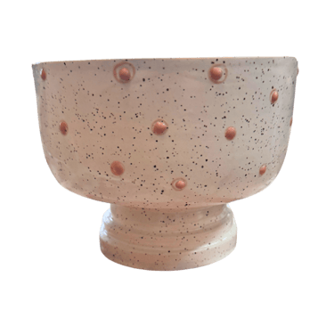 Pink Polka-Dot Bowl