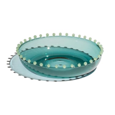 Fazeek PEARL PLATTER - TEAL/JADE