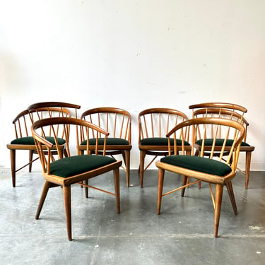 Paul Mccobb style Round back chairs 