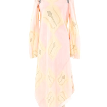 Mary McFadden Printed Silk Dress