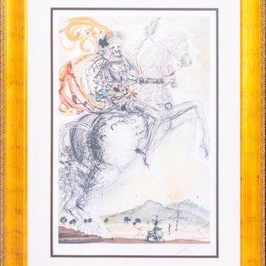 Salavador Dali "El Cid" Offset Lithograph