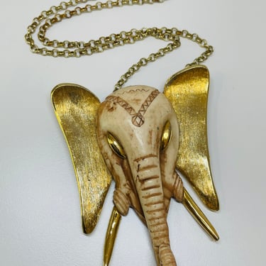 Lucca Razza Elephant Necklace