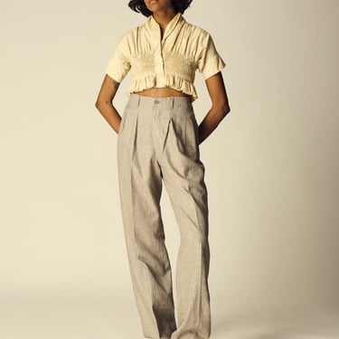 1990s Armani Linen Trousers