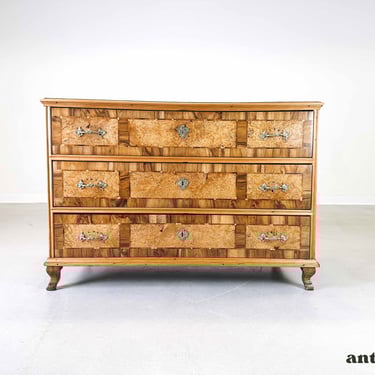 Louis Seize Chest of Drawers Josephinian-Classical Baroque Softwood Cherry 