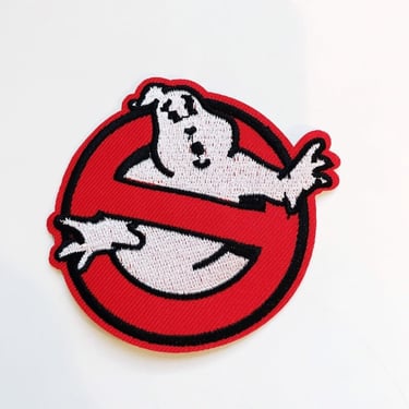 Ghost Busters Inspired Patch Iron On Sew on Embroidered Patch Appliqué Ghost Busters Movie Inspired Patch 