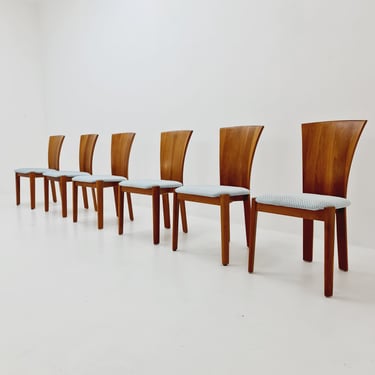 Midcentury teak dining chairs by Niels Koefoed, 1960s, set of 6 