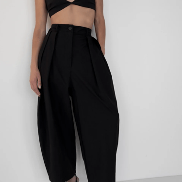 Voluminous Pleat Trouser
