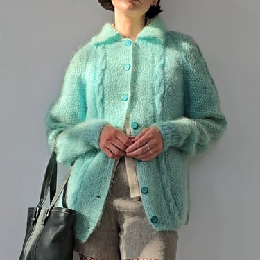 Seaglass Mohair Cardi (L)