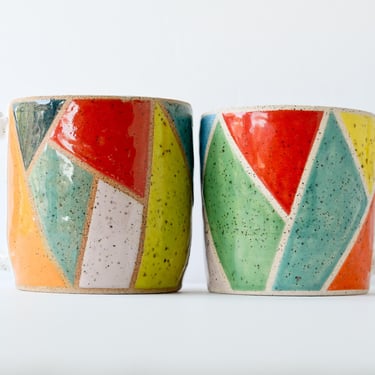 Mosaic Mugs | Handmade Pottery | Handmade Ceramics 