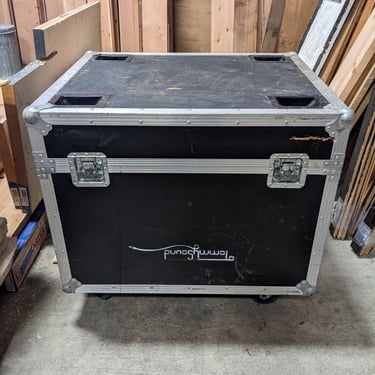 Wheeled Audio Storage Trunk 31.75 x 29.75 x 26.25